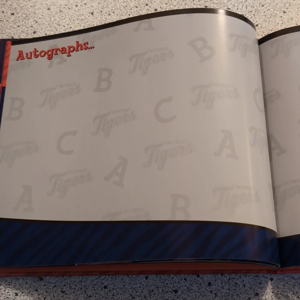 The ABC's of Detroit Tigers Baseball Hard Cover Book